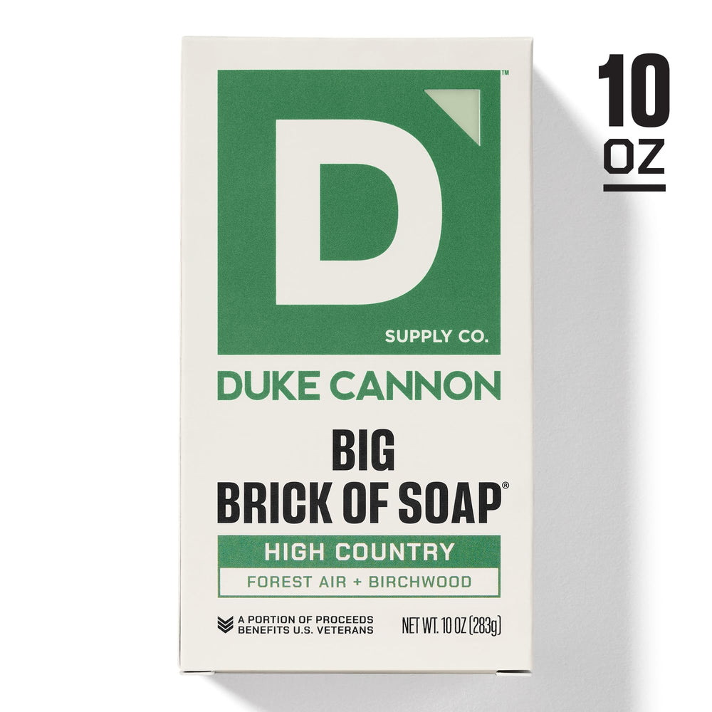 Duke Cannon Barra espuma densa para piel limpia y revitalizada.