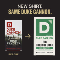 Duke Cannon Barra aroma Alta Montaña para ducha diaria.