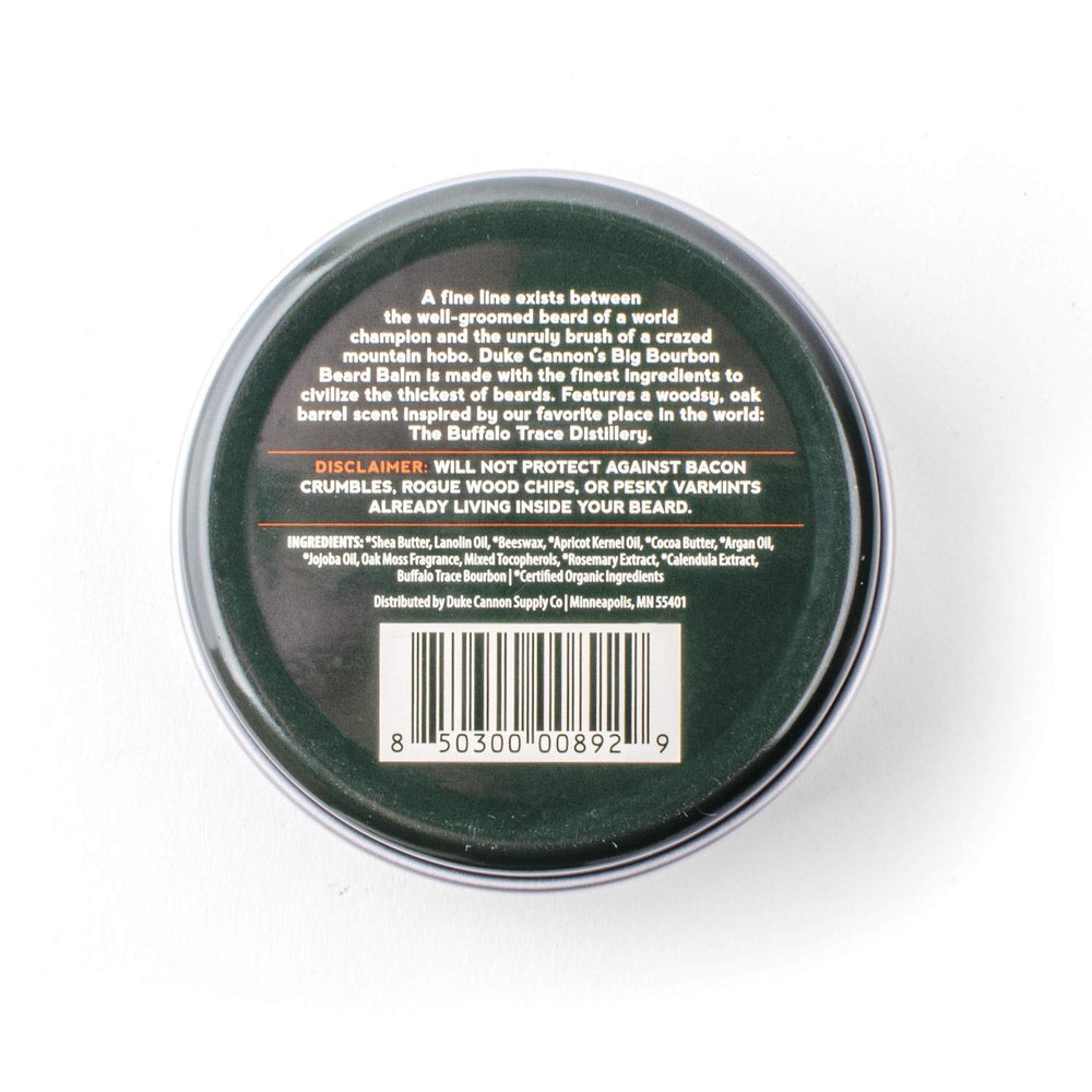 Kit de viaje Duke Cannon Barba Bourbon: cuidado en movimiento.