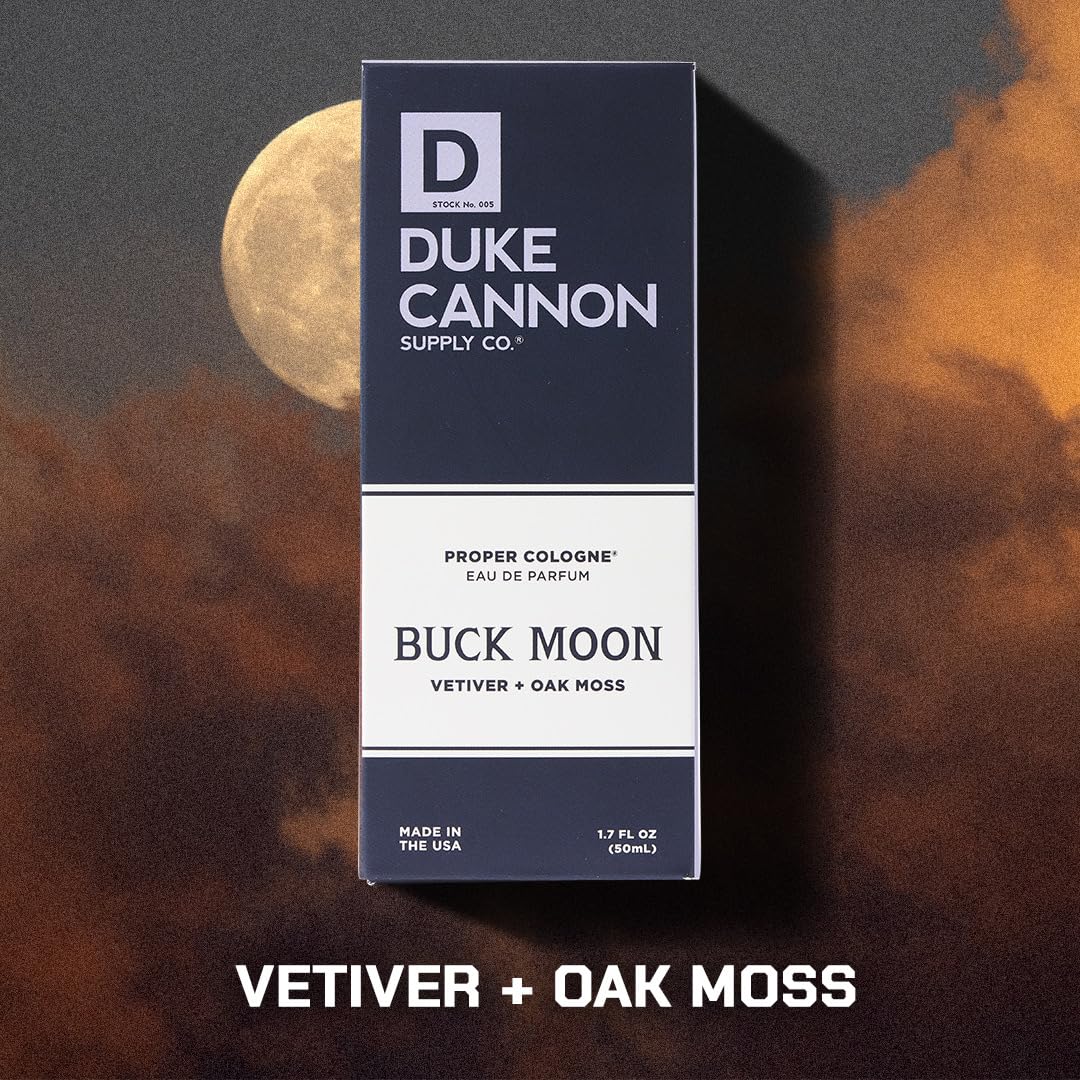 Buck Moon mist diffusion illustrates balanced scent.