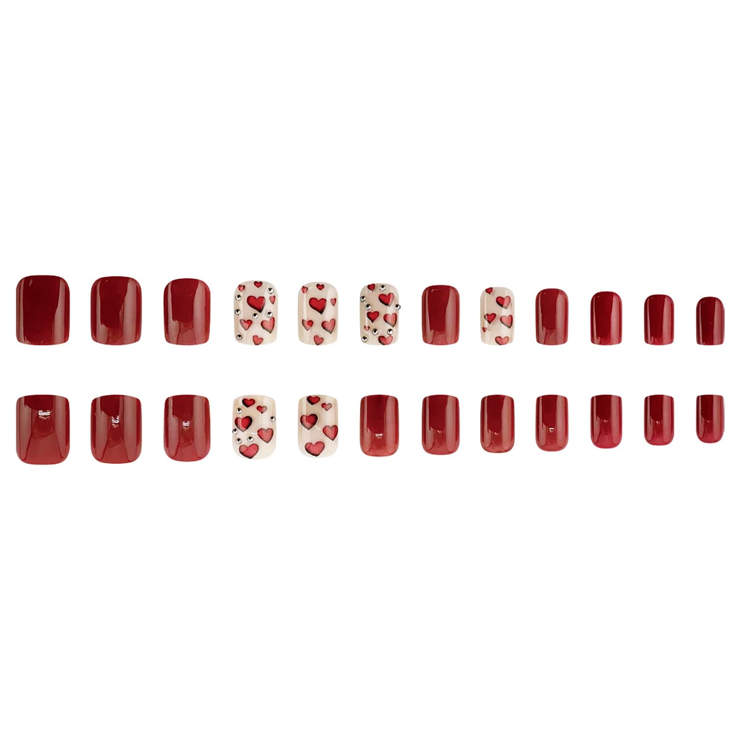 Dulyork uñas postizas ABS sin olor, duraderas para uñas naturales.