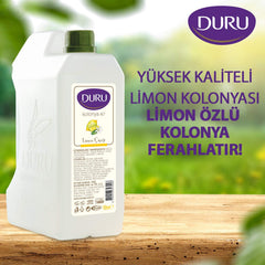 Duru Colonia Limón 900ml con rociado fácil, aplicación rápida y agradable.