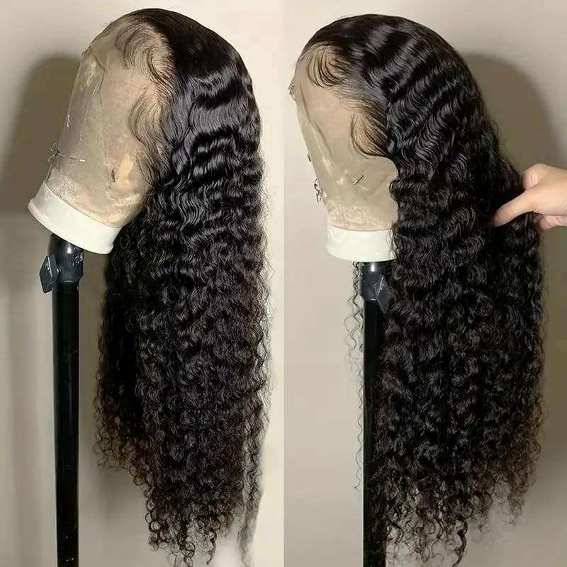 Durya frontal transparente con encaje y pelos suaves para acabado discreto
