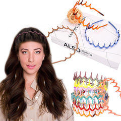 Diadema de plástico antideslizante Duufin con dientes para mayor sujeción.