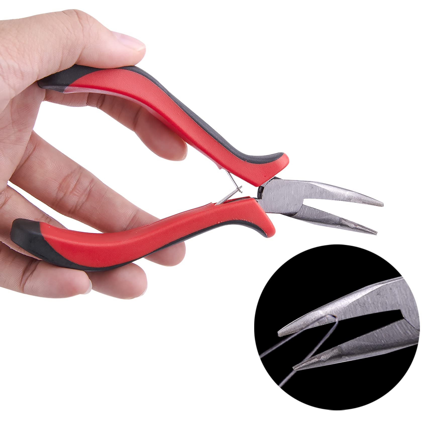 Duufin: ganchos-aguja con mango de madera para fijar extensiones