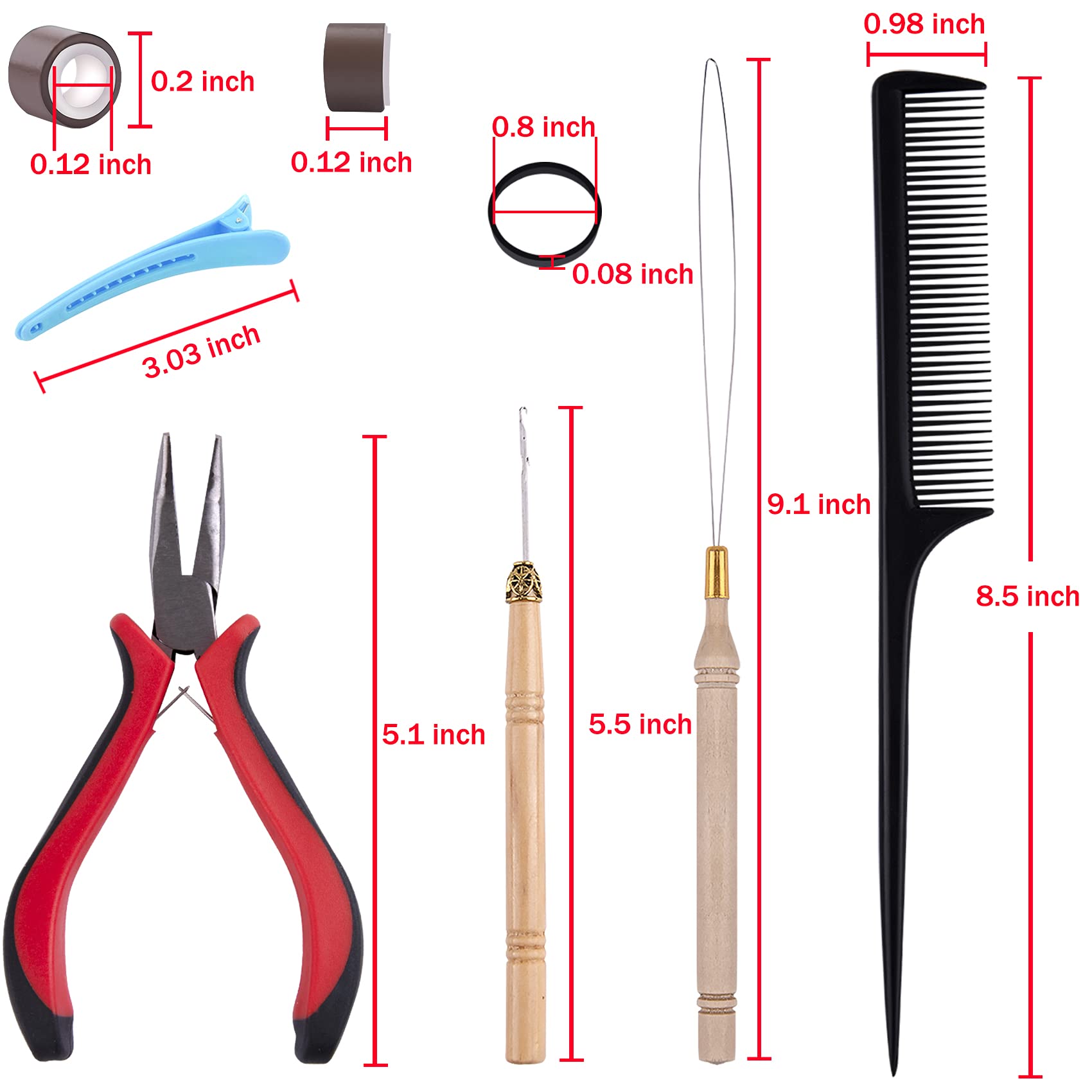Duufin pinza para anillos micro facilita fijación rápida