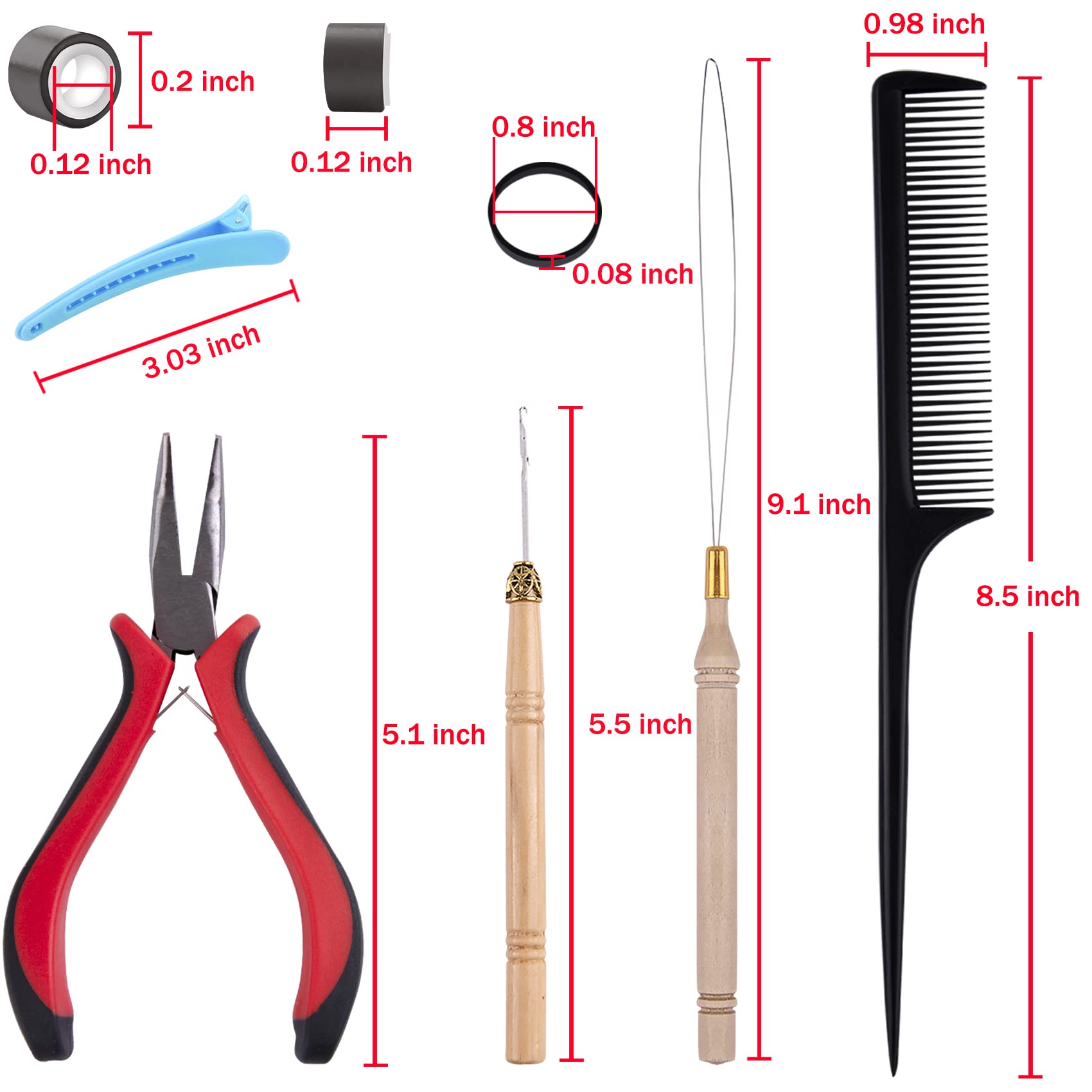 Duufin: pinza para micro anillos curva, fijación precisa