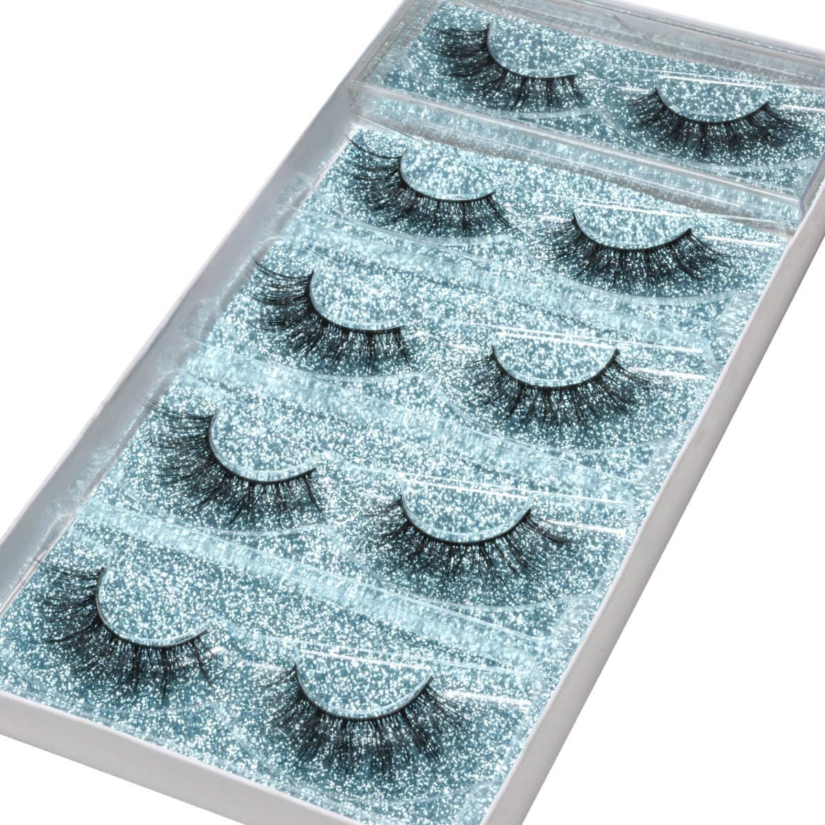 Pestañas Dysilk 6D, volumen intenso para mirada definida.