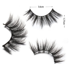 Pestañas Dysilk estilo ojo gato para mirada alargada.