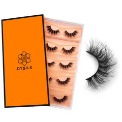 Pestañas DYSILK visón sintético, 16 mm, para look natural.