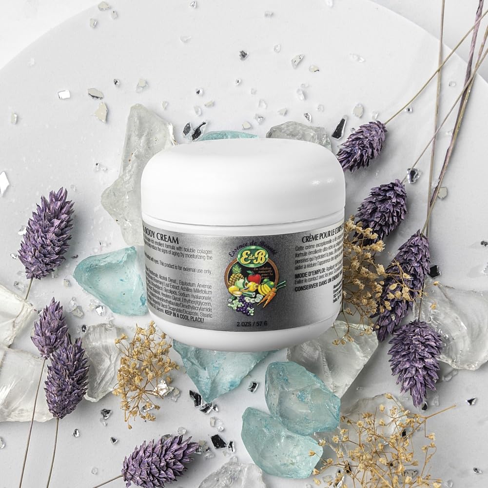 Texture onctueuse d'E de B Essence Beaute pour visage et corps, soin nourrissant