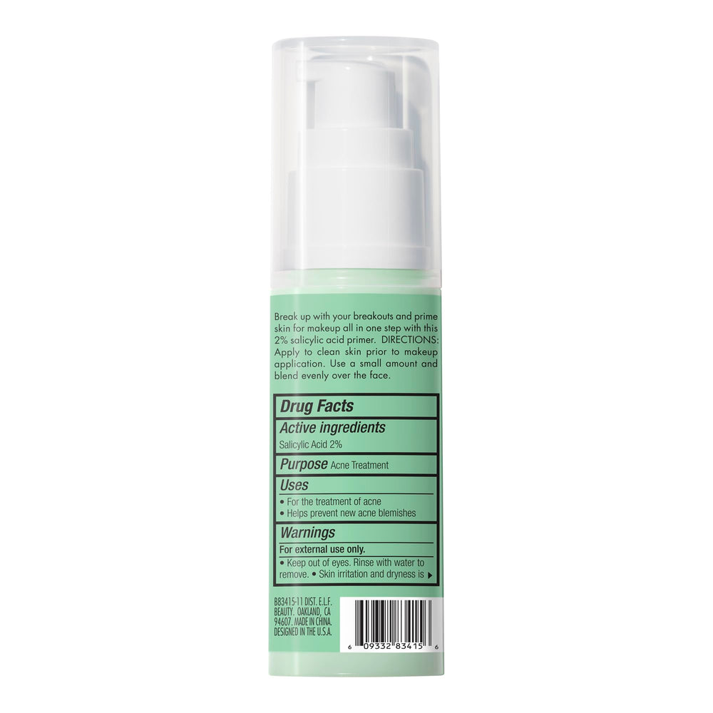e.l.f. primer-control-imperfecciones, rutina diaria sin pesadez para la piel.