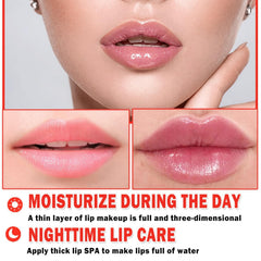 Bálsamo labial Eakroo sabor sandía, brillo natural para labios hidratados
