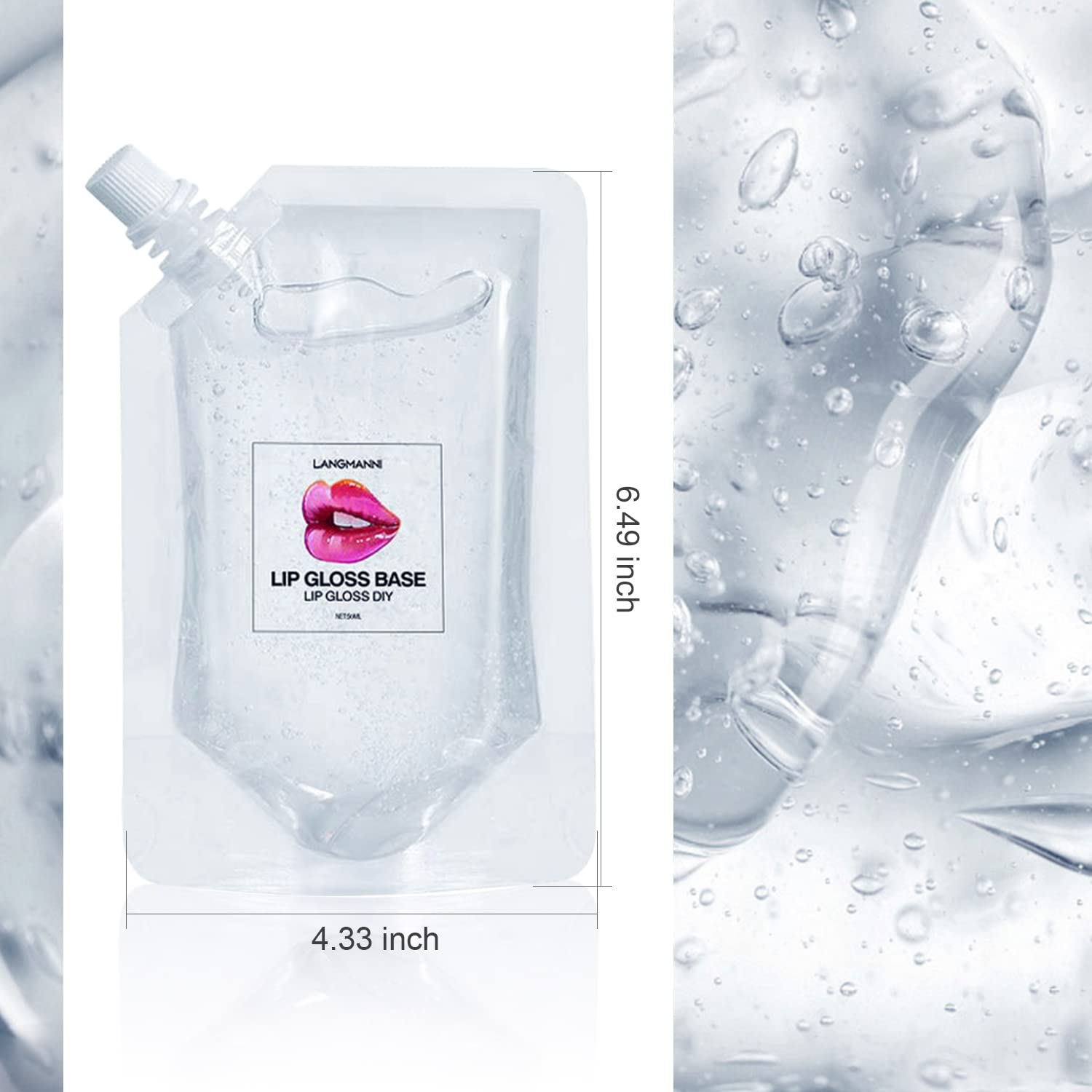 Kit base para brillo labial Eakroo, listo para personalizar labios hechos a mano.