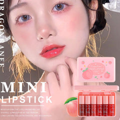 Tinte labial mini coreano Eakroo con efecto velvet, hidrata labios.