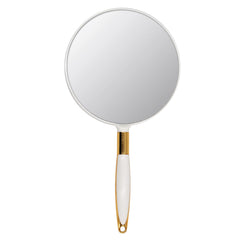 Eaoundm espejo de mano redondo para maquillaje, ideal para retoques rápidos