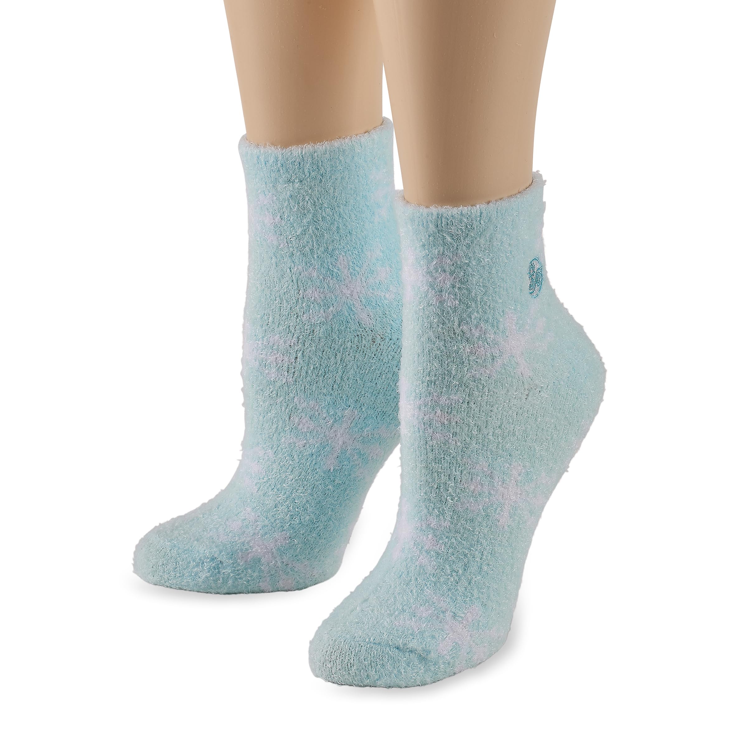 Earth Therapeutics Thera-Soft Aloe calcetines, detalle de tela suave y hidratacion.
