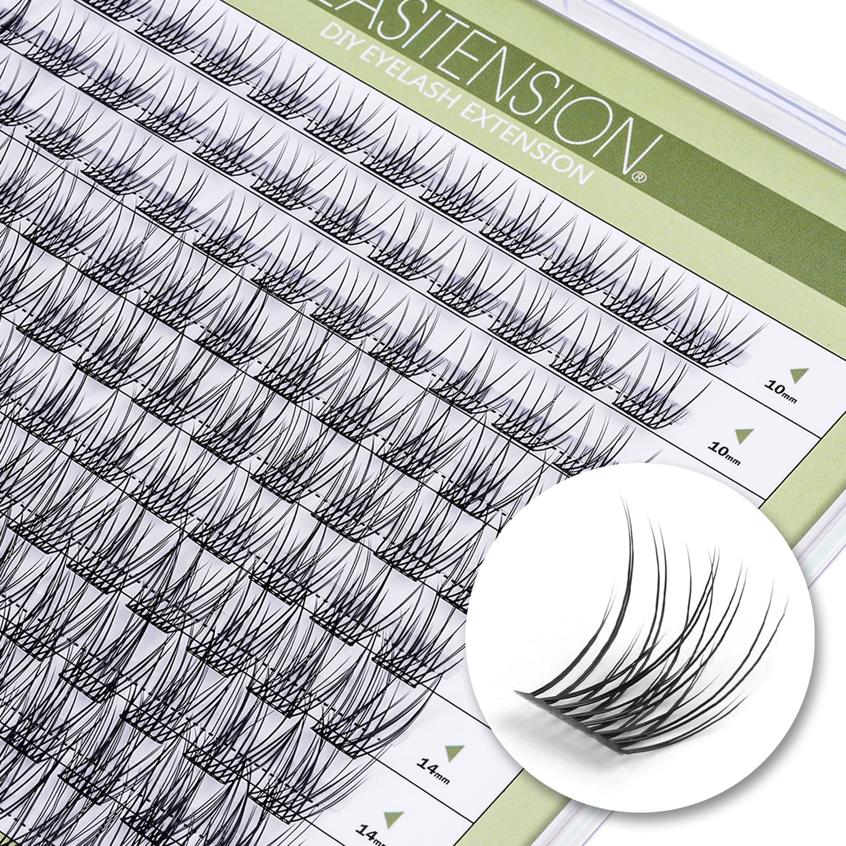 EASITENSION agrupaciones de 120 pestañas para volumen natural y definido.