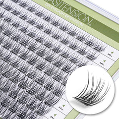 EASITENSION agrupaciones de 120 pestañas para volumen natural y definido.