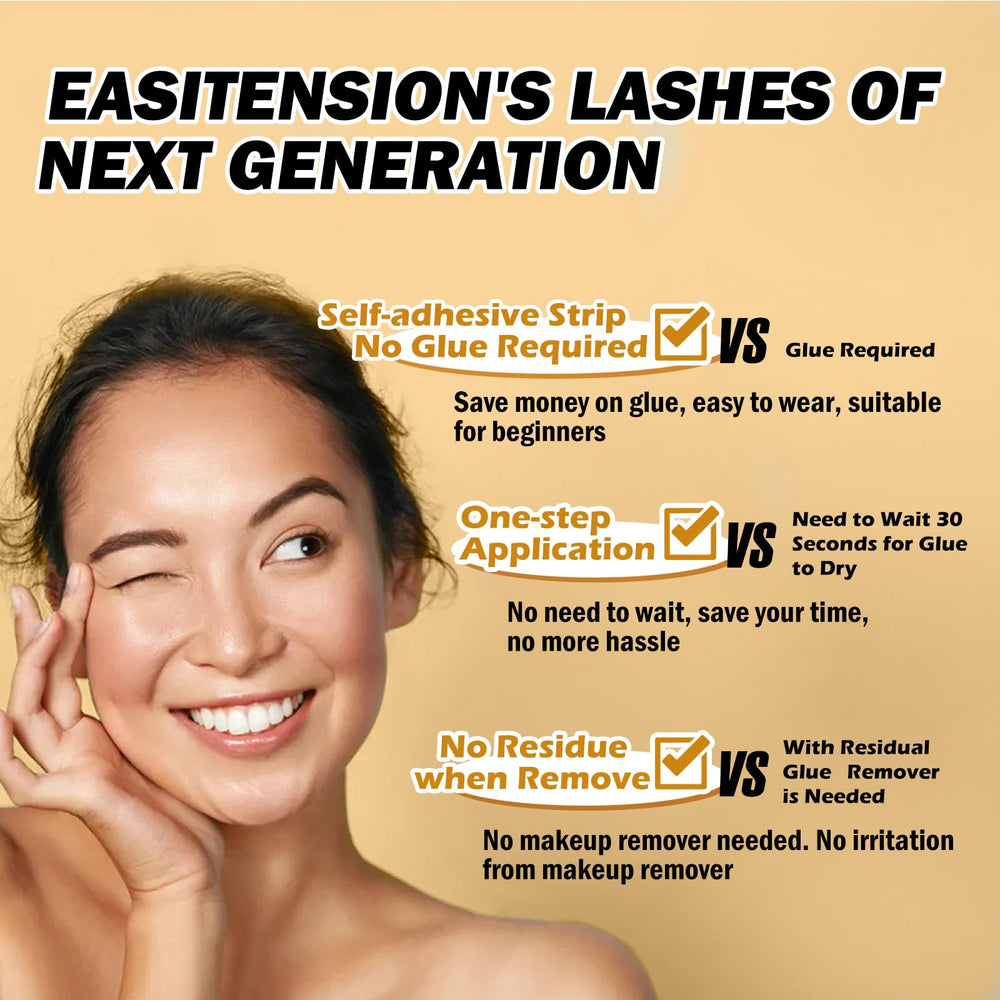 EASITENSION, kit DIY para pestañas rápidas y efectivas.