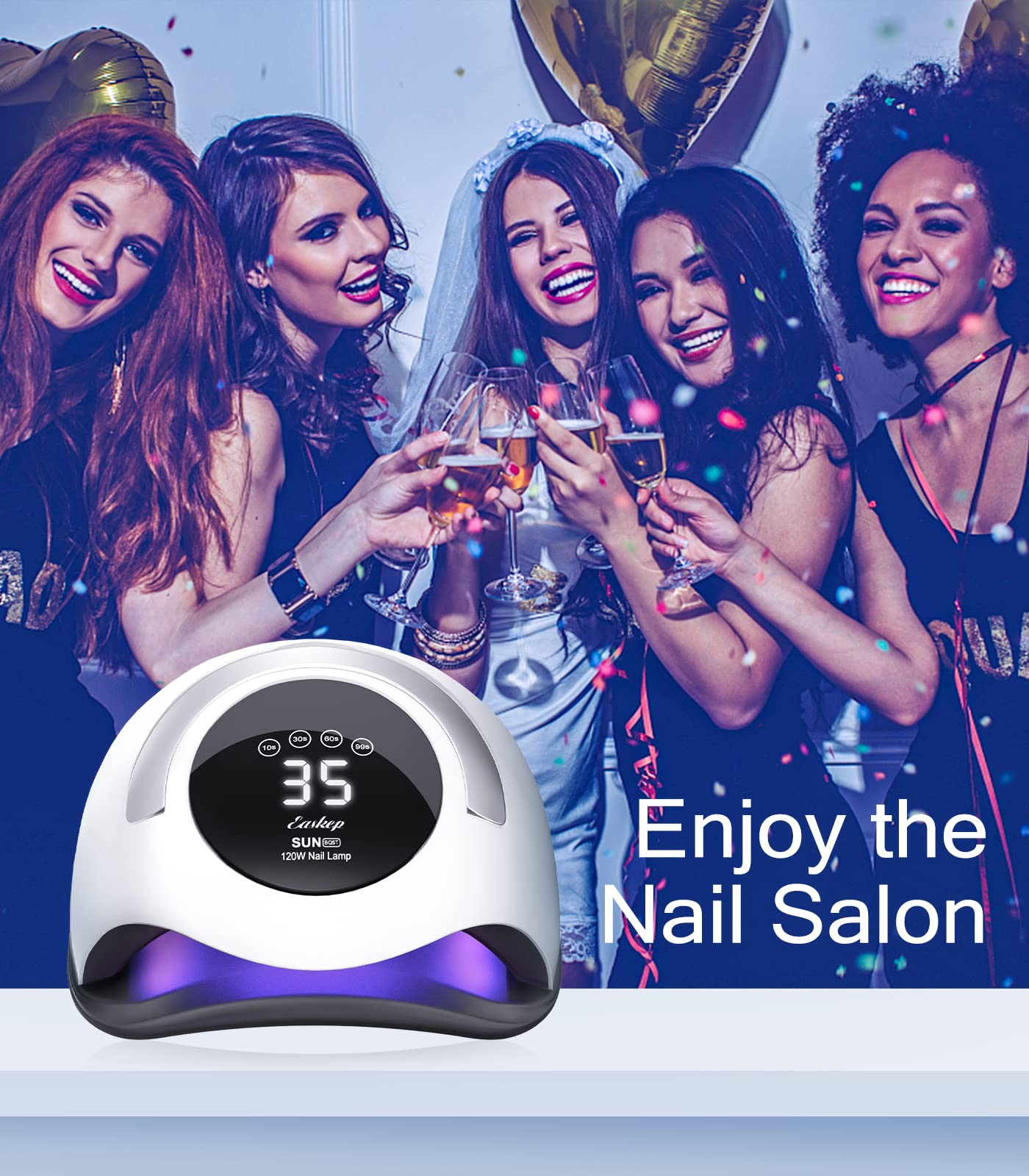 Easkep 120W UV: diseño seguro con protección contra sobrecalentamiento.