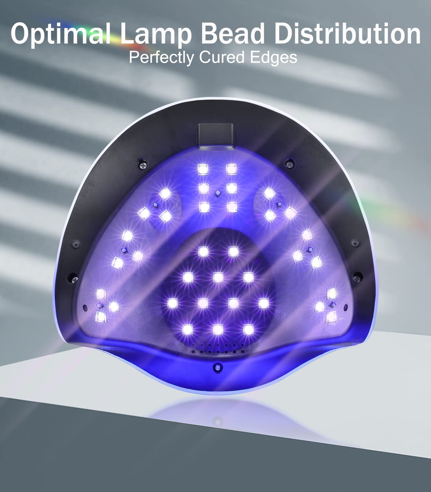 Easkep 120W UV: pantalla LCD táctil, curado fácil y sin botones.