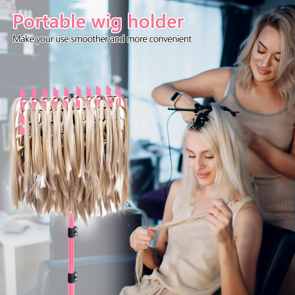Incluye 2 peines y 5 pinzas para sujetar extensiones