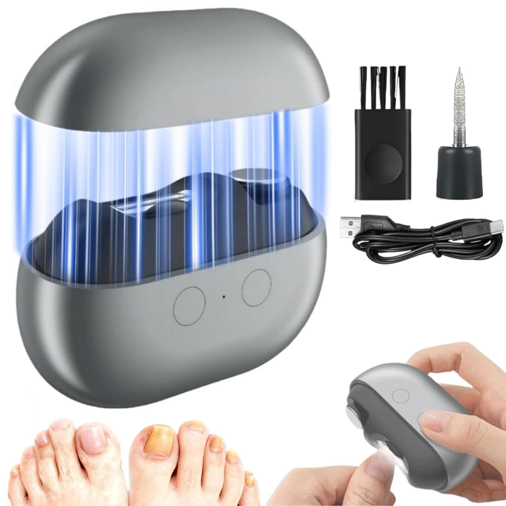 Easy Clip: cortaúñas eléctrico con luz LED para un corte preciso.