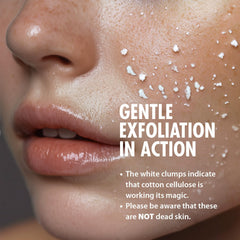 Ebanel gel exfoliante con Centella calma la piel sensible durante exfoliación