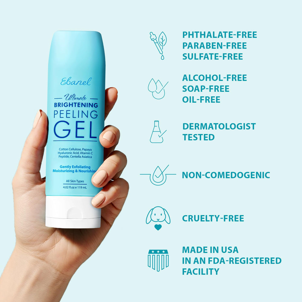 Ebanel gel exfoliante prepara la piel para serums y maquillaje