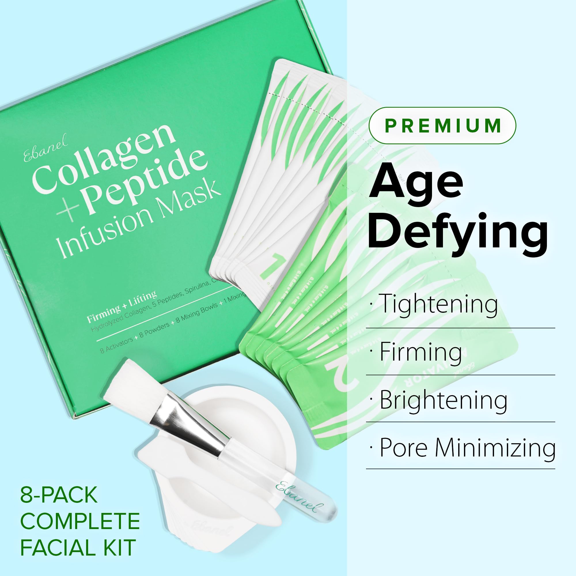 Système Fresh-Mix Ebanel préserve actifs du masque Collagène