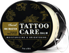 Bálsamo Ebanel Tattoo Balm envase 3oz para tatuajes, listo para aplicar