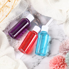Botellas ligeras Eccliy 60 ml, diseño compacto para maleta y uso diario.