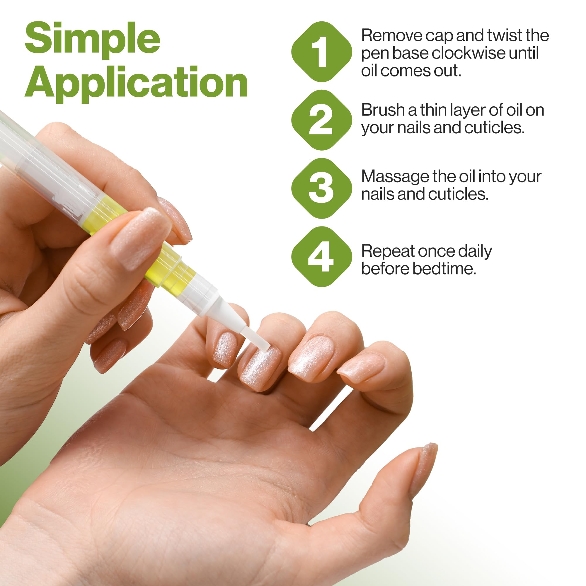 ECCO PURE cuidado de cutículas para manicura relajante.