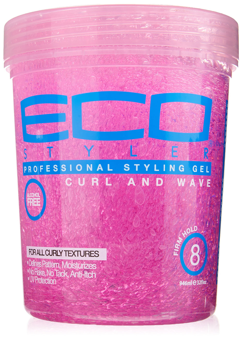 Gel Eco Style Ecoco, botella de 32 onzas, fijación duradera.