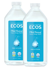 ECOS recarga jabón manos en botella para relleno ecológico