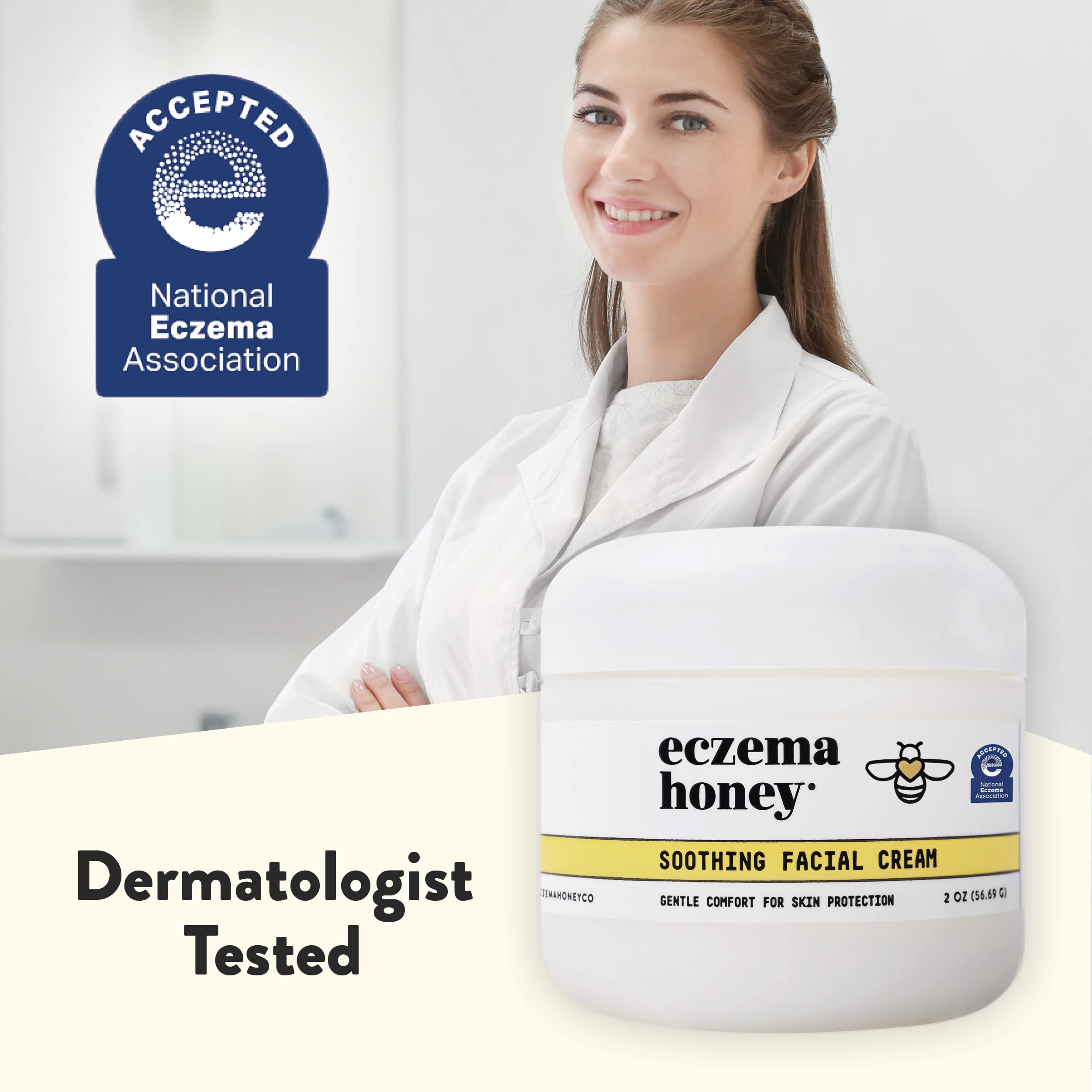 ECZEMA HONEY - Emballage pratique et respectueux des animaux, sans cruauté