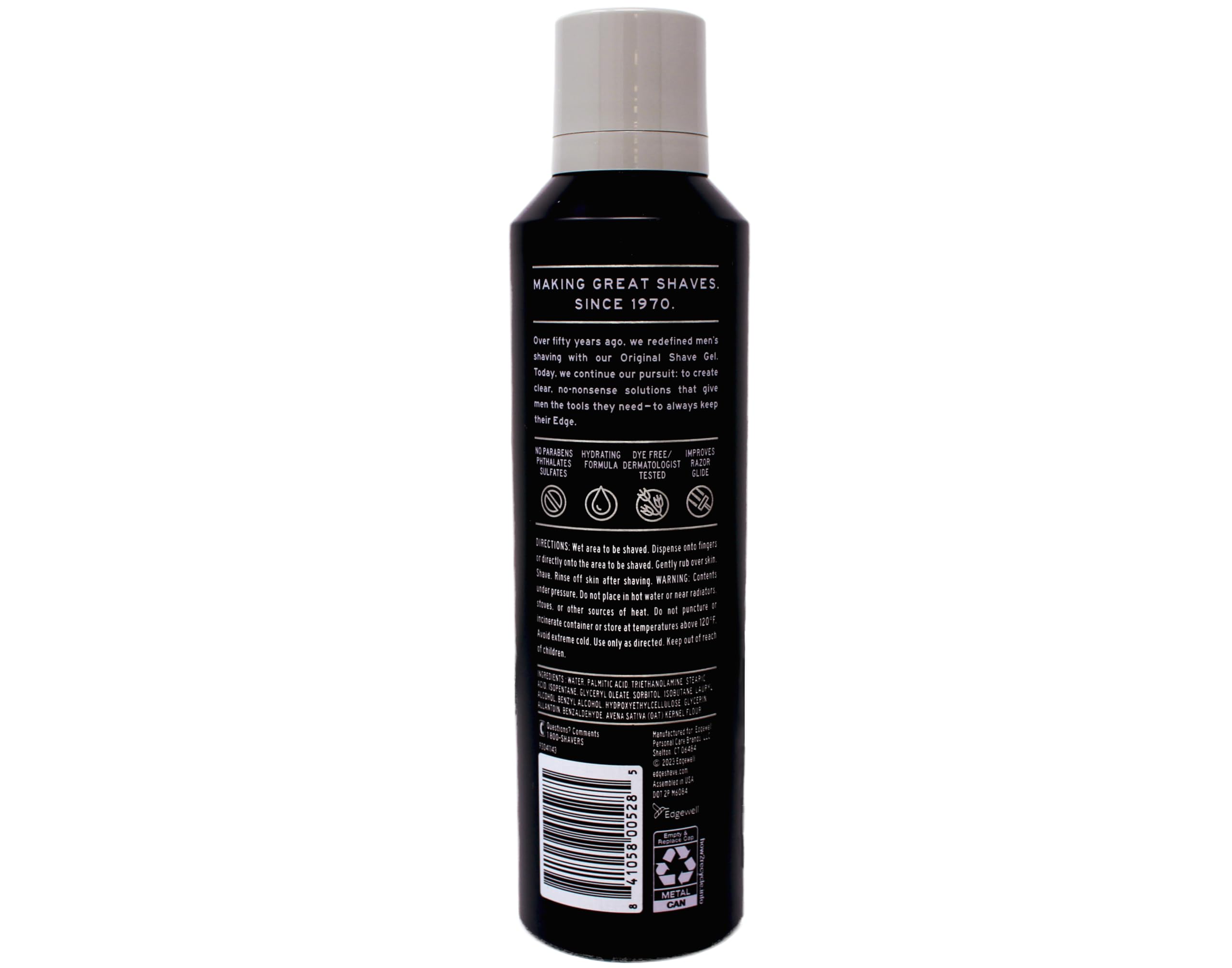 Textura hidratante de Edge Gel Ultra Sensible con avena coloidal para calmar irritación.