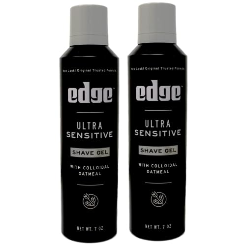 Edge gel sensible con avena coloidal para calmar irritación durante el afeitado