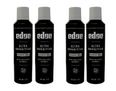 Edge Gel de Afeitar Ultra Sensible sin fragancia, envase de 7 oz para piel sensible.
