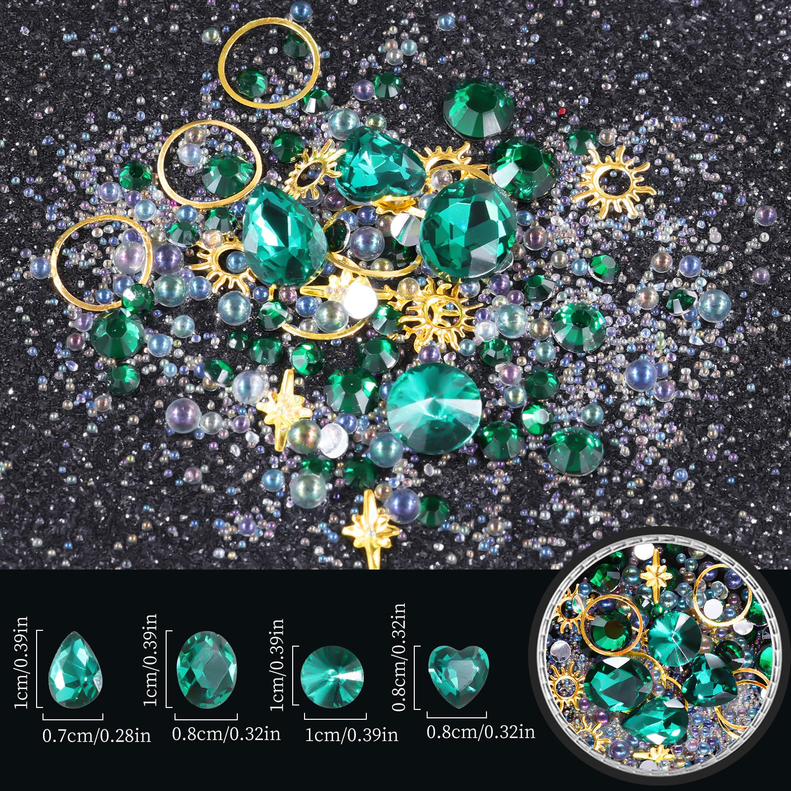 editTime piezas metálicas oro y plata para acentos brillantes