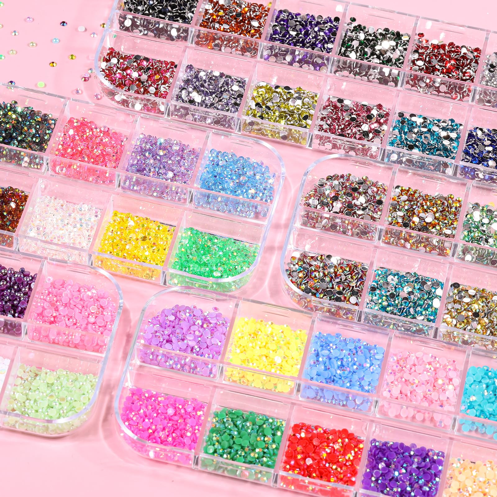 editTime gemas jelly transparente 2mm para estilos juguetones
