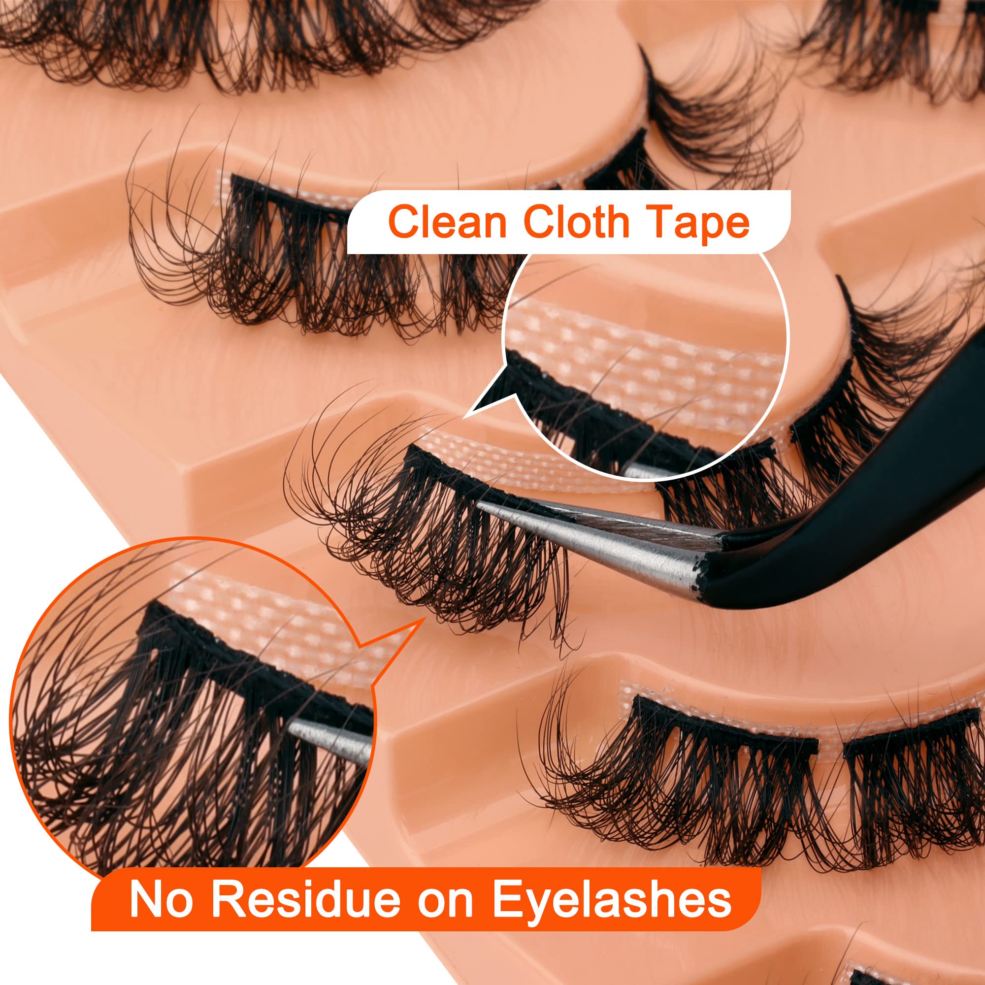 Eefofnn D-Curl con efecto ojo de gato y acabado wispy