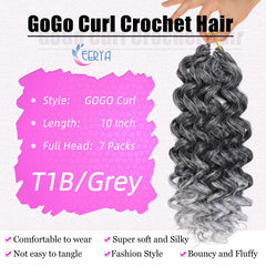 EERYA GOGO CURL, instalación fácil de crochet para principiantes.
