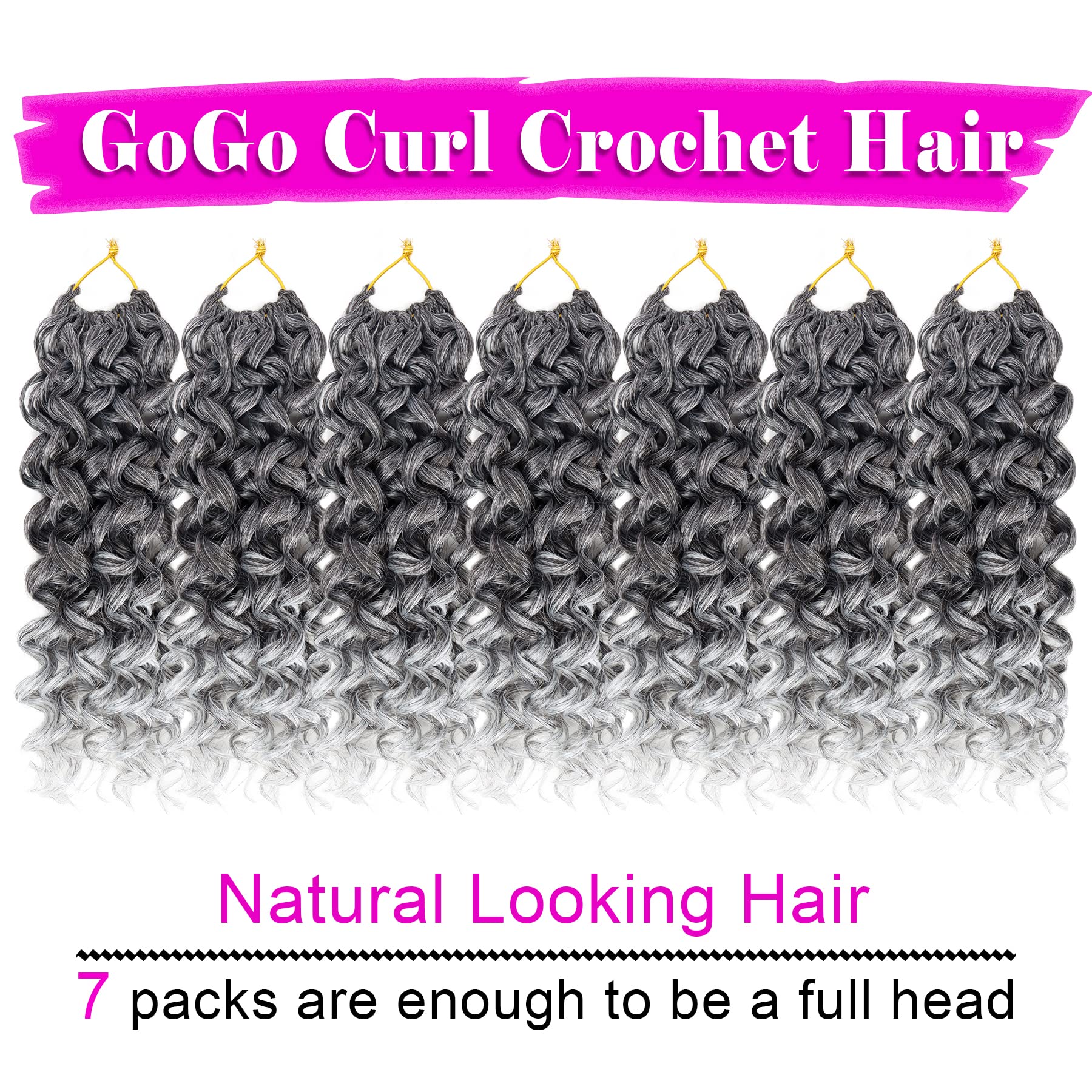 Gogo Curl de EERYA, textura ondulada tipo playa para peinado casual.