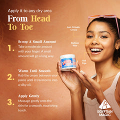 Egyptian Magic crema cuerpo hidratante, combate la sequedad de la piel