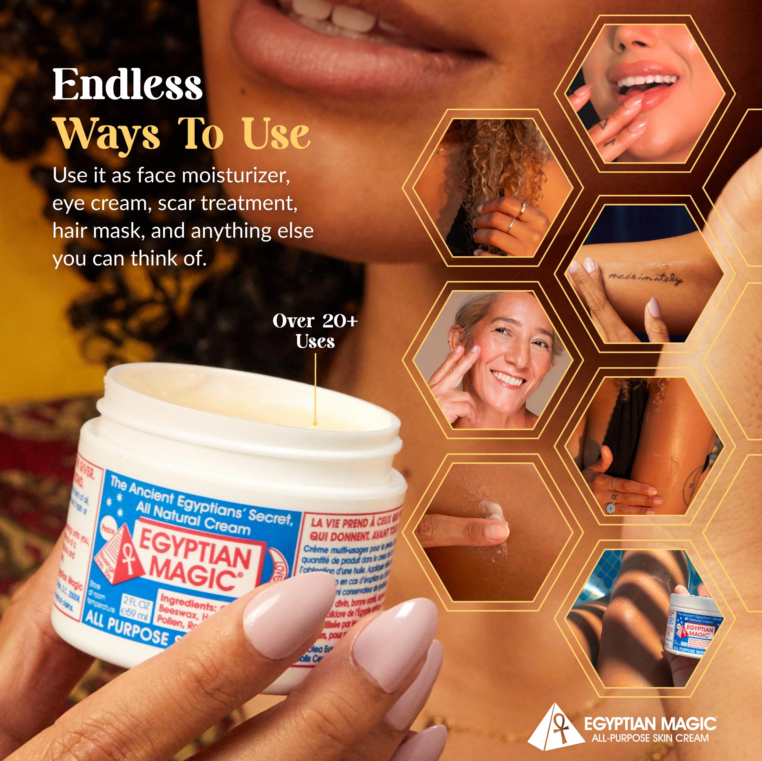 Egyptian Magic crema post-afeitado calmante para piel sensible