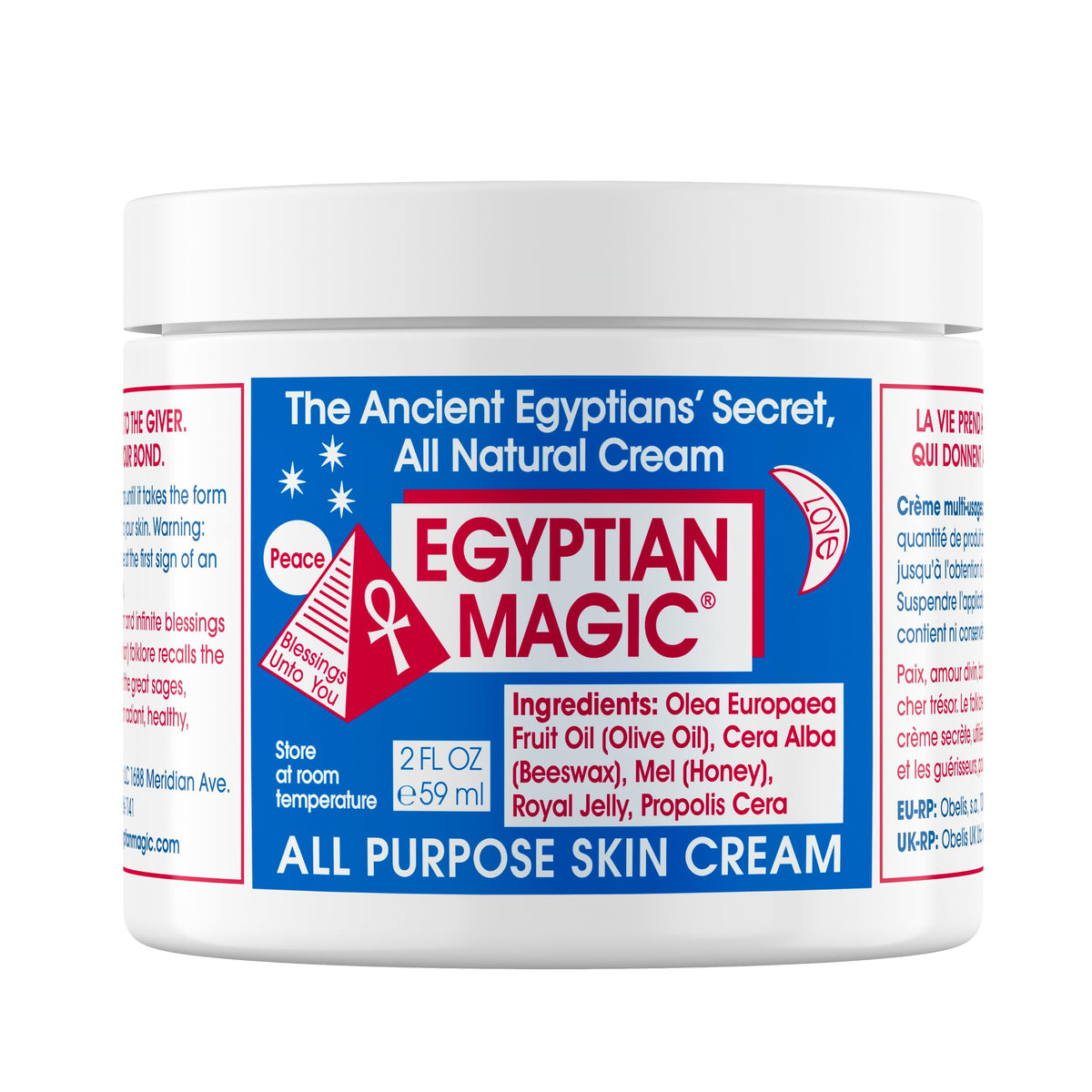 Egyptian Magic crema rostro multiuso para hidratación diaria.
