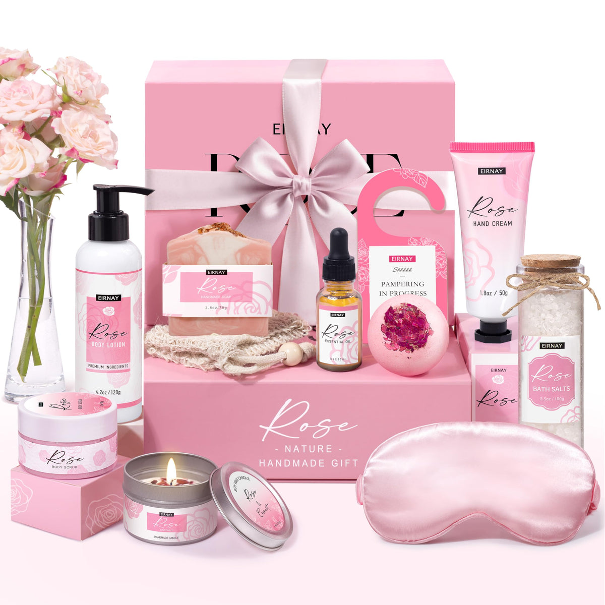 Caja de ritual de cuidado EIRNAY para mujeres, regalo ideal para un momento de relajación.