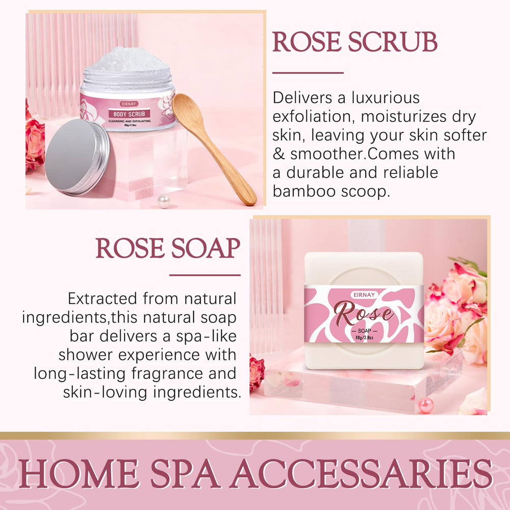 Vela de soja rosa EIRNAY para ambientar con aroma floral suave